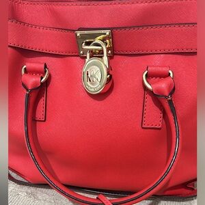 Michael Kors Hamilton Bag - Red (Large)